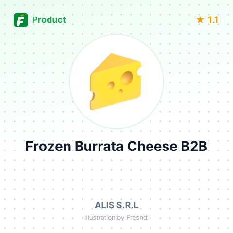 Frozen Burrata Cheese – summary card, no photo uploaded yet