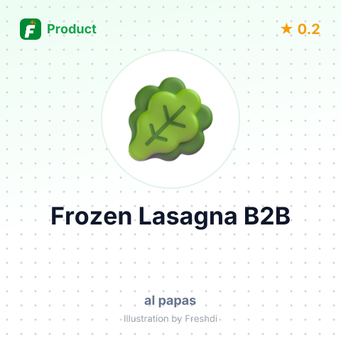 Frozen Butternut Squash Lasagna – summary card, no photo uploaded yet