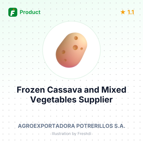 Frozen Cassava and Mixed Vegetables – summary card, no photo uploaded yet