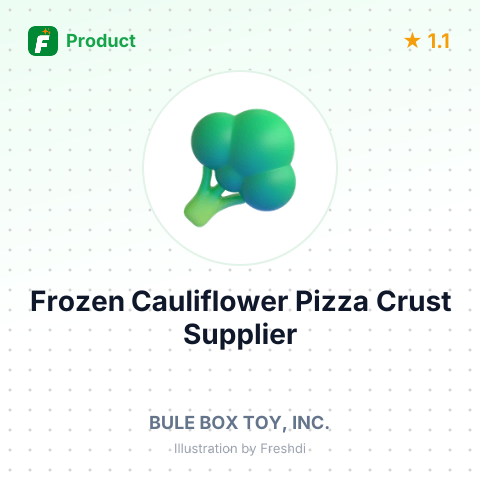Frozen Cauliflower Pizza Crust – summary card, no photo uploaded yet