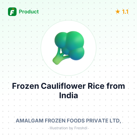 Frozen Cauliflower Rice – summary card, no photo uploaded yet