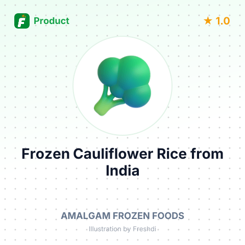 Frozen Cauliflower Rice – summary card, no photo uploaded yet
