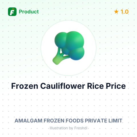 Frozen Cauliflower Rice – summary card, no photo uploaded yet