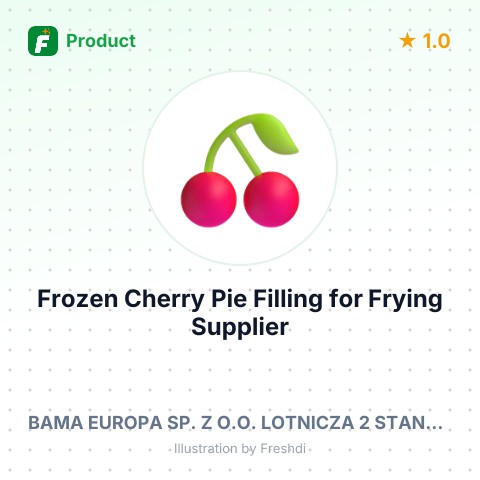 Frozen Cherry Pie Filling for Frying – summary card, no photo uploaded yet