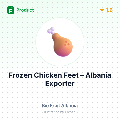 Frozen Chicken Feet – summary card, no photo uploaded yet