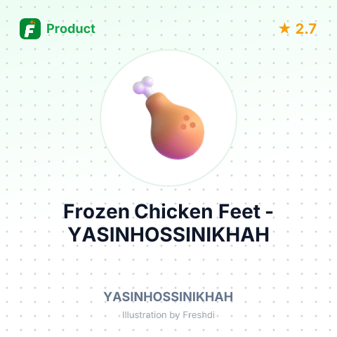 Frozen Chicken Feet – summary card, no photo uploaded yet