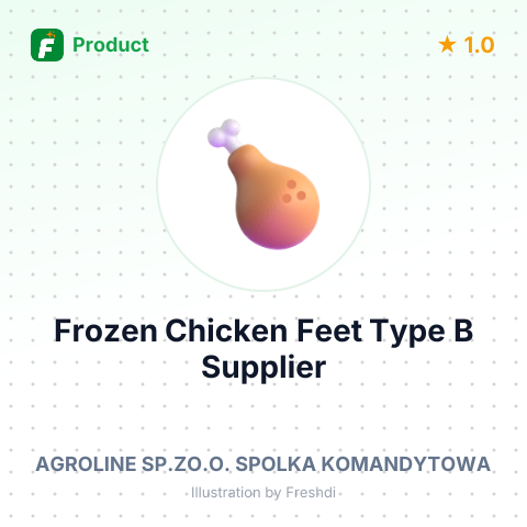 Frozen Chicken Feet Type B – summary card, no photo uploaded yet