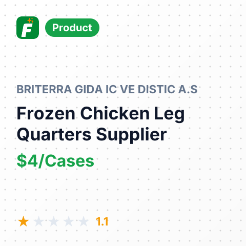 Frozen Chicken Leg Quarters – summary card, no photo uploaded yet