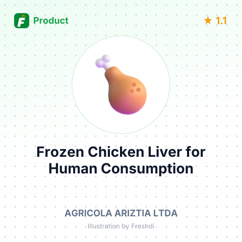 Frozen Chicken Liver for Human Consumption – summary card, no photo uploaded yet