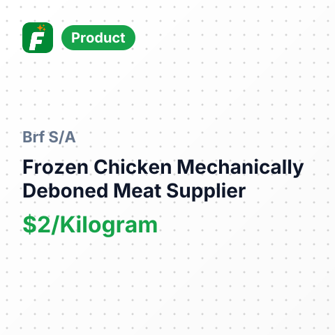 Frozen Chicken Mechanically Deboned Meat – summary card, no photo uploaded yet