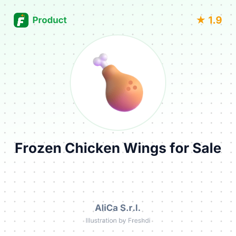Frozen Chicken Party Wings (Drummettes and Midjoints) – summary card, no photo uploaded yet