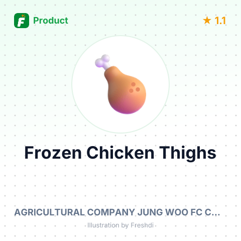 Frozen Chicken Thighs – summary card, no photo uploaded yet