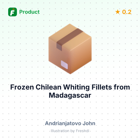 Frozen Chilean Whiting Fillets – summary card, no photo uploaded yet