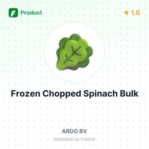 Frozen Chopped Spinach – summary card, no photo uploaded yet