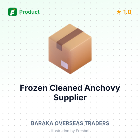 Frozen Cleaned Anchovy (Large) – summary card, no photo uploaded yet