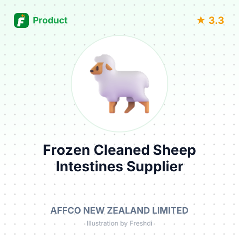 Frozen Cleaned Sheep Intestines – summary card, no photo uploaded yet