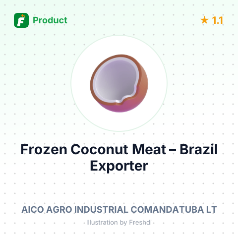 Frozen Coconut Meat – summary card, no photo uploaded yet