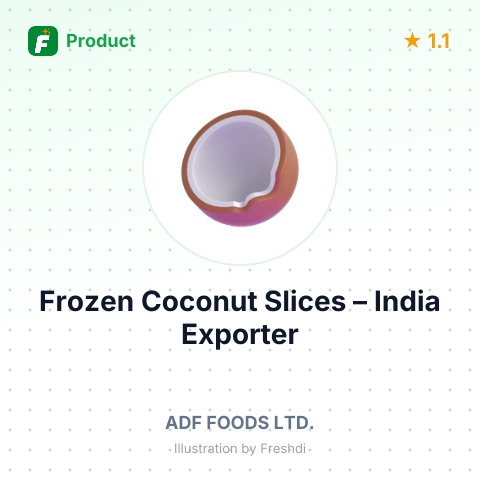 Frozen Coconut Slices – summary card, no photo uploaded yet