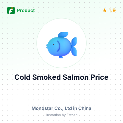 Frozen Cold Smoked Norwegian Salmon – summary card, no photo uploaded yet