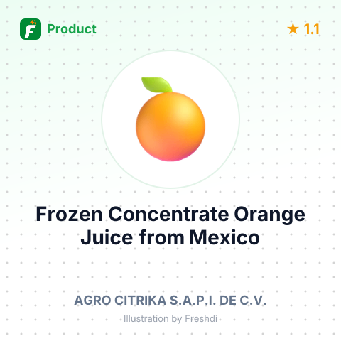 Frozen Concentrate Orange Juice – summary card, no photo uploaded yet