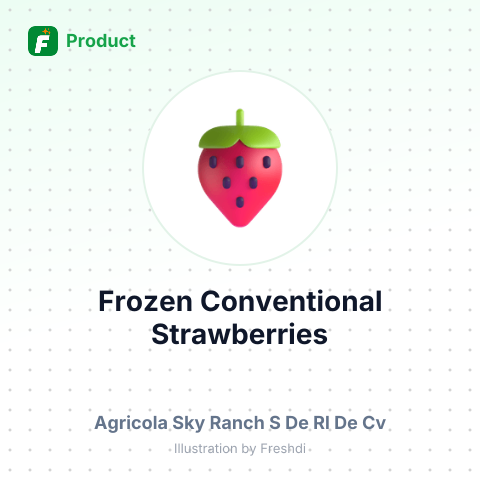 Frozen Conventional Strawberries – summary card, no photo uploaded yet