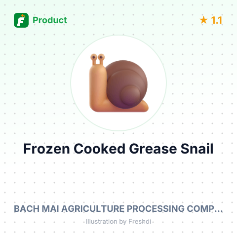 Frozen Cooked Grease Snail – summary card, no photo uploaded yet