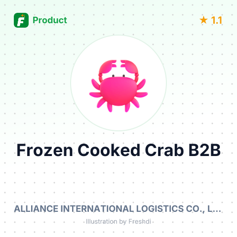 Frozen Cooked Ground Crab – summary card, no photo uploaded yet