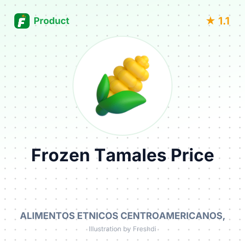 Frozen Corn Tamales – summary card, no photo uploaded yet