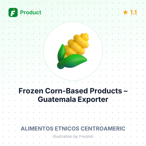 Frozen Corn-Based Products – summary card, no photo uploaded yet
