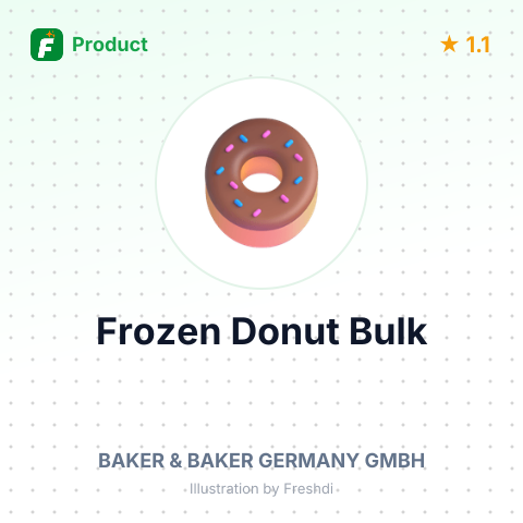 Frozen Crème Brûlée Donut – summary card, no photo uploaded yet