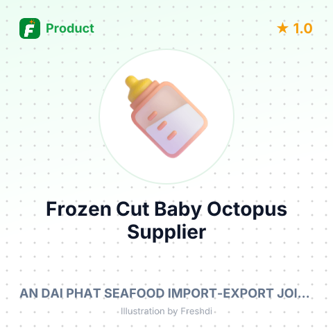Frozen Cut Baby Octopus – summary card, no photo uploaded yet