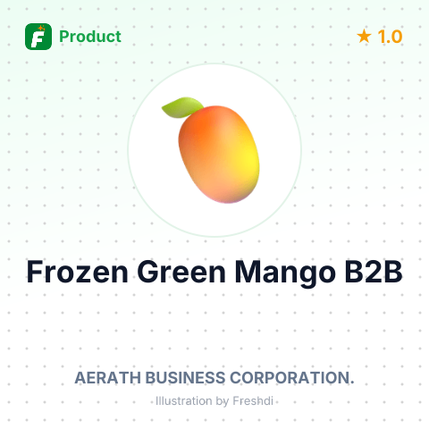 Frozen Cut Green Mango – summary card, no photo uploaded yet