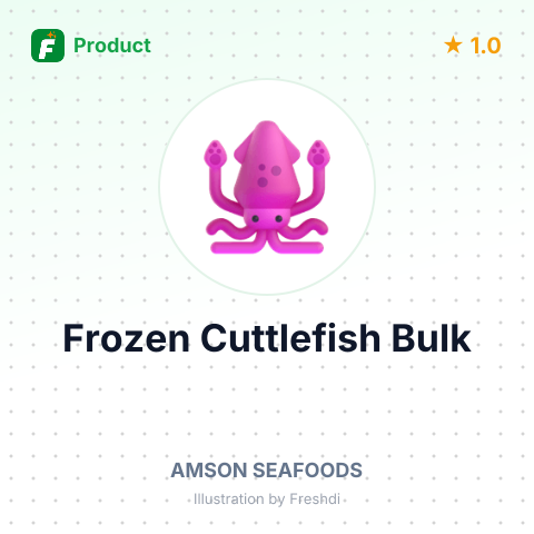 Frozen Cuttlefish (Sepia Pharaonis) 1000g and Up – summary card, no photo uploaded yet