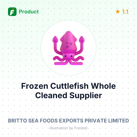Frozen Cuttlefish Whole Cleaned – summary card, no photo uploaded yet