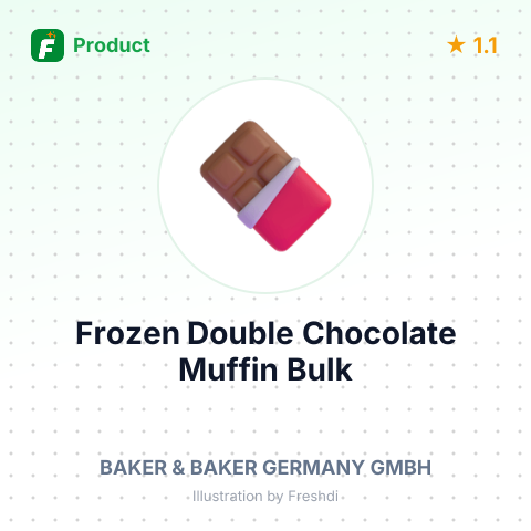 Frozen Double Chocolate Muffin – summary card, no photo uploaded yet
