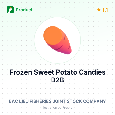 Frozen Double Fried Sweet Potato Candies – summary card, no photo uploaded yet