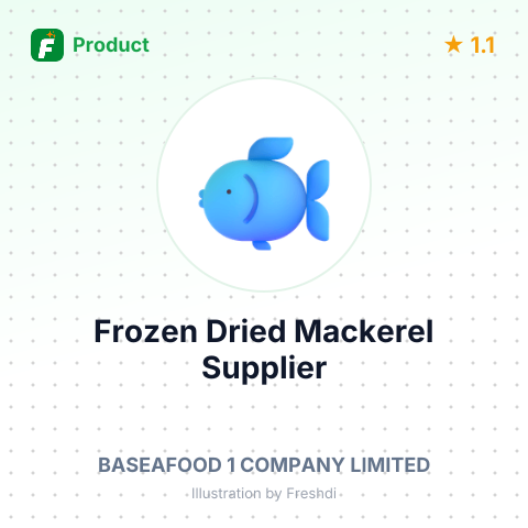 Frozen Dried Mackerel – summary card, no photo uploaded yet