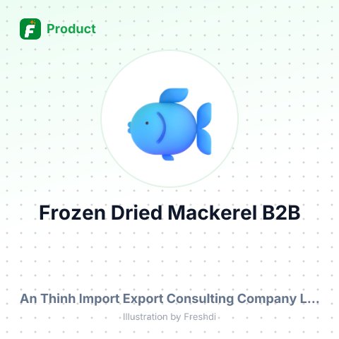 Frozen Dried Mackerel – summary card, no photo uploaded yet