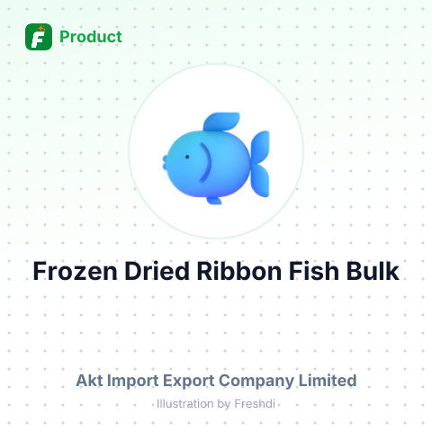 Frozen Dried Ribbon Fish – summary card, no photo uploaded yet