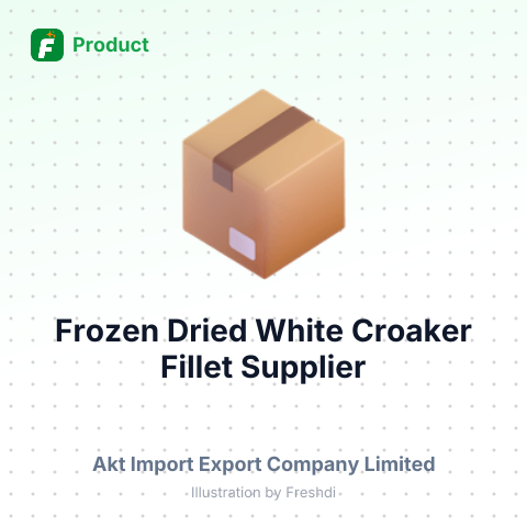 Frozen Dried White Croaker Fillet – summary card, no photo uploaded yet