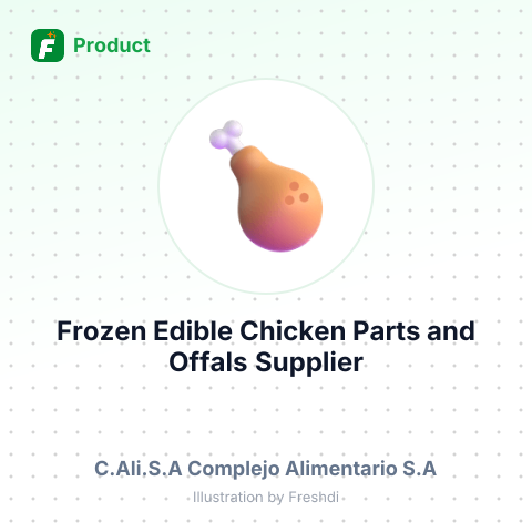 Frozen Edible Chicken Parts and Offals – summary card, no photo uploaded yet