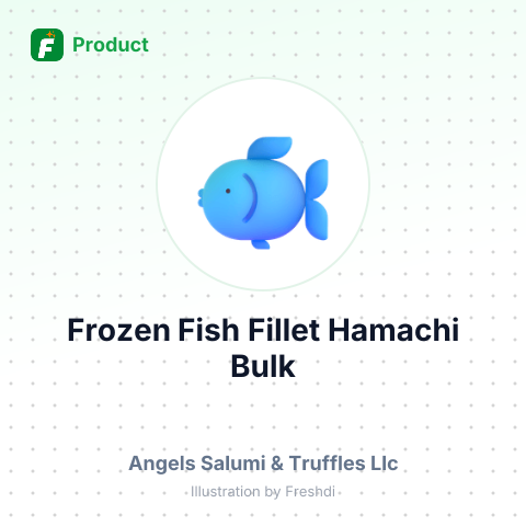Frozen Fish Fillet Hamachi – summary card, no photo uploaded yet