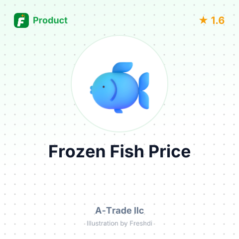 Frozen Fish – summary card, no photo uploaded yet
