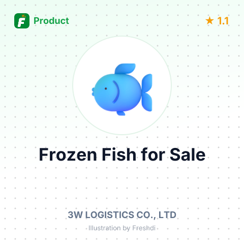 Frozen Fish Products – summary card, no photo uploaded yet