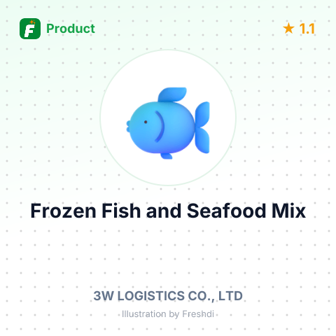 Frozen Fish and Seafood Mix – summary card, no photo uploaded yet