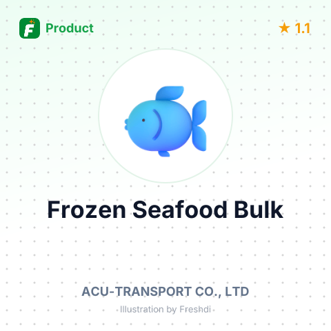 Frozen Fish and Seafood Products – summary card, no photo uploaded yet