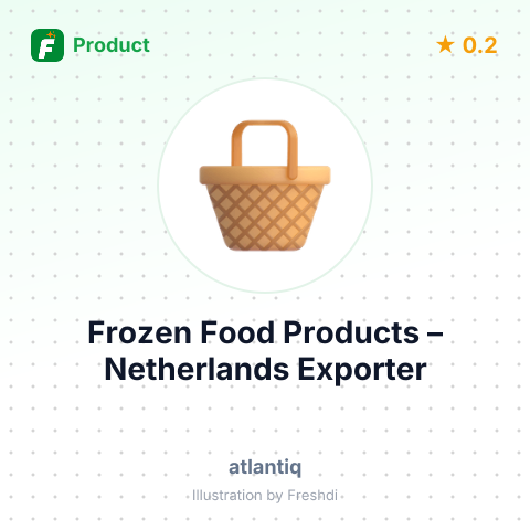 Frozen Food Products – summary card, no photo uploaded yet