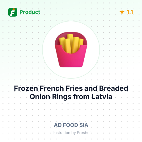 Frozen French Fries and Breaded Onion Rings – summary card, no photo uploaded yet