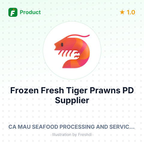 Frozen Fresh Tiger Prawns PD – summary card, no photo uploaded yet