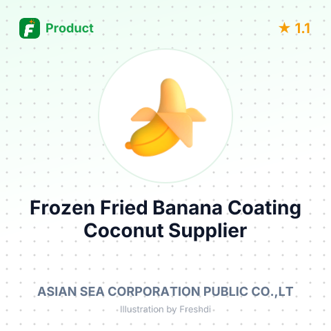 Frozen Fried Banana Coating Coconut – summary card, no photo uploaded yet